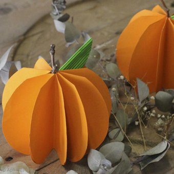 Image de Décoration citrouille en papier - Idées conseils et tuto Halloween