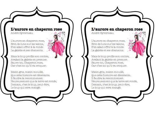 l'aurore en chaperon rose- André Hyverneau par La Classe de Bertaga