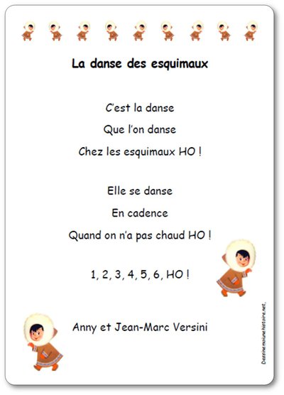 « La danse des esquimaux » d'Anny et Jean-Marc Versini par ...