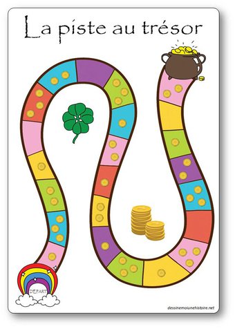 Image de La piste au trésor : jeu de numération pour la moyenne section