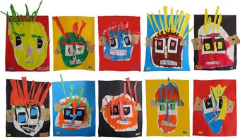 Image de Têtes de monstres en petite section