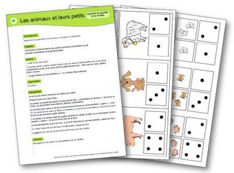 Image de Jeu mathématiques : les animaux et leurs petits