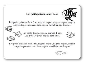 Image de Comptine « Les petits poissons dans l’eau »