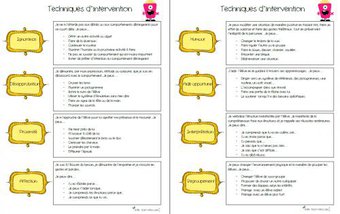 Image de 16 techniques d'interventions et petits trucs pour la gestion en classe