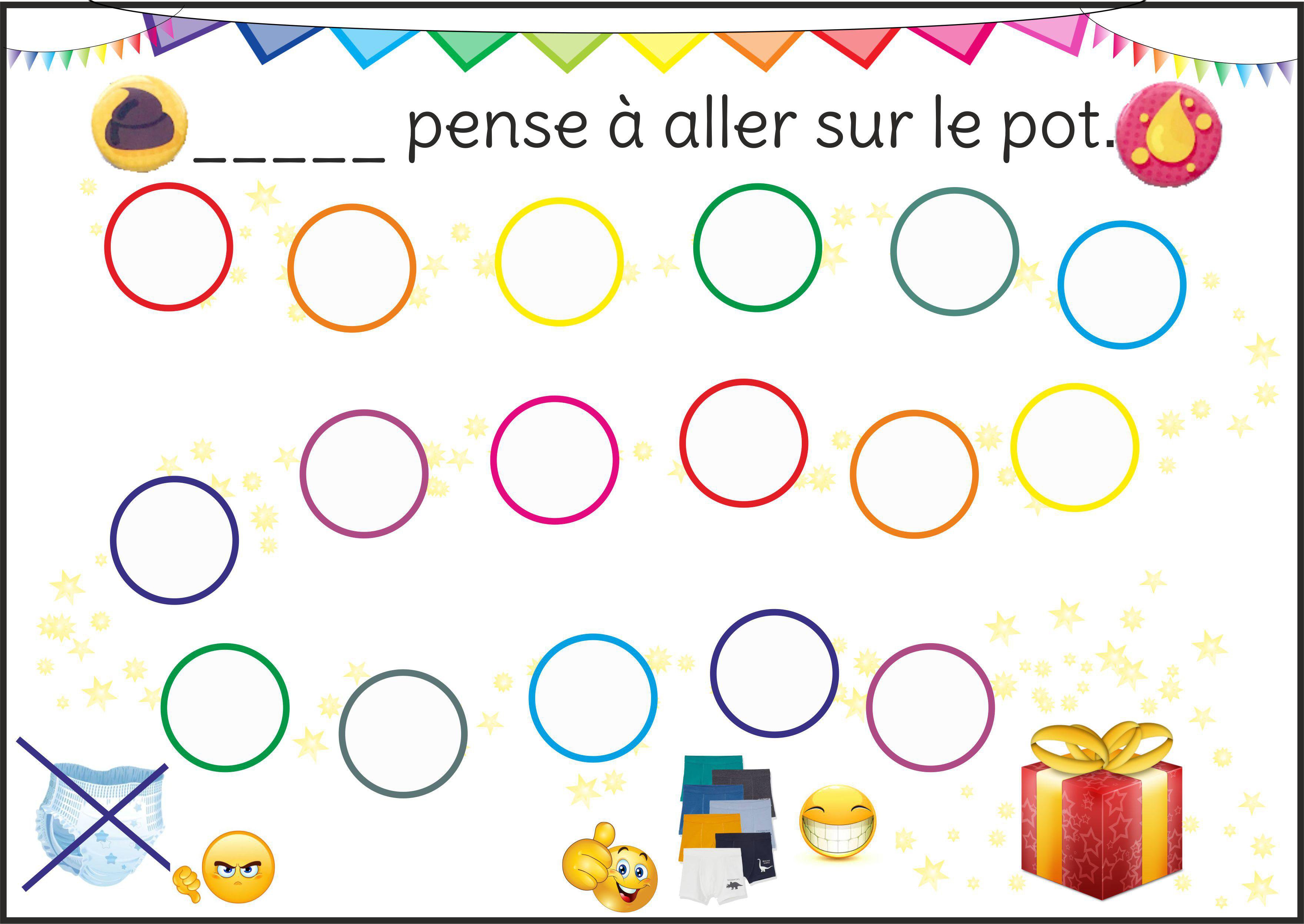Lot de 3 sous-vêtements d'apprentissage de la propreté réutilisables pour bébés filles et garçons (B, 4T