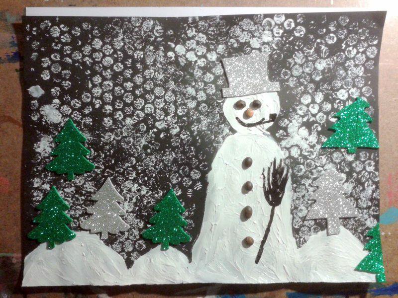 Calendrier "Bonhomme de neige" (mis à jour pour l'année à venir) par Le