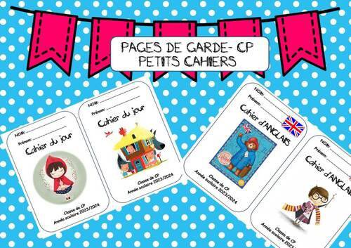 Fée Des écoles Page De Garde Cahier www.jenseigne.fr