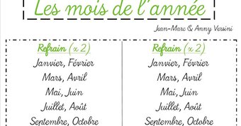 Image de Les mois de l'année