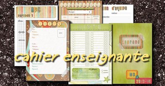 Image de Cahier enseignante et cahier journal