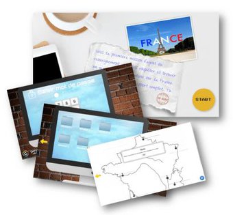 Image de Géographie de la France – séance façon Escape Game