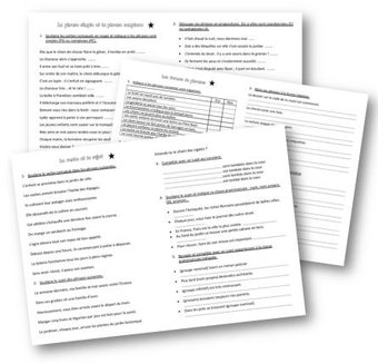 Image de Grammaire CM1 – les exercices