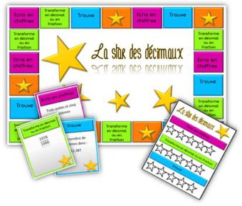 Image de La star des décimaux – jeu en numération