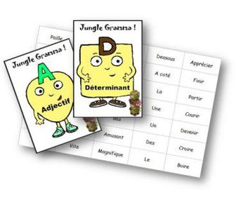 Image de Jungle gramma – classes grammaticales