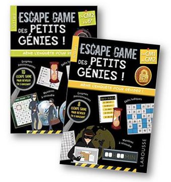Image de Escape Game des petits génies – cahiers de vacances ludiques – Jeu concours