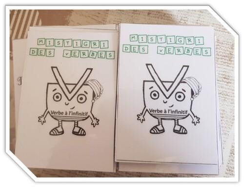 Mistigri des verbes cycle 3 par La classe de Tibiscuit - jenseigne.fr