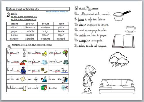Les valeurs de la lettre C par Le stylo de Vero - jenseigne.fr