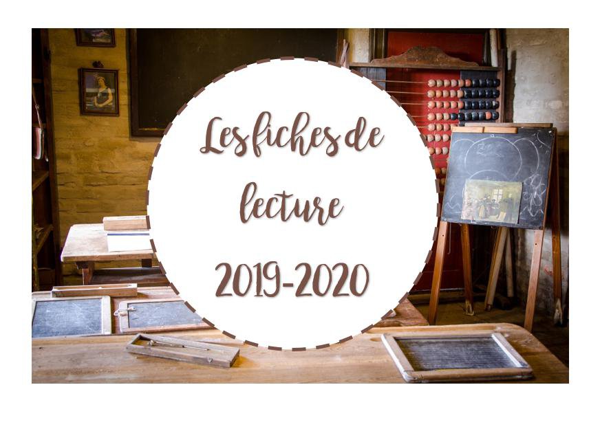 Les fiches de lecture 2019-2020 (4) par Le blog de Chat noir - jenseigne.fr