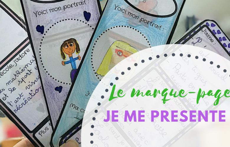 Le Marque Page Je Me Presente Par Maitresse De La Foret Jenseigne Fr