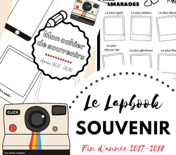 Activité de fin d’année Le Lapbook Souvenir par Maitresse de la forêt