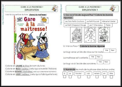 Litt rature Ce1 Gare A La Maitresse Par Chez Maliluno Jenseigne fr