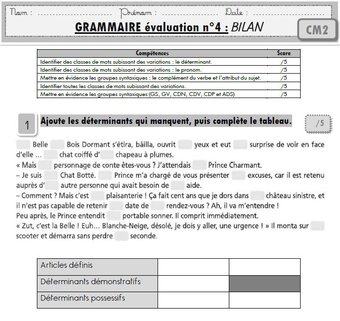 Image de Français CM2 : toutes mes évaluations « programmes 2016 »