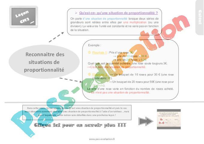 évaluation Proportionnalité Cm2 La Classe Bleue