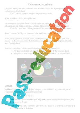 Image de Printemps – Les saisons – Lecture d’une œuvre artistique – Histoire de l’art – Cycle 3 – PDF à imprimer