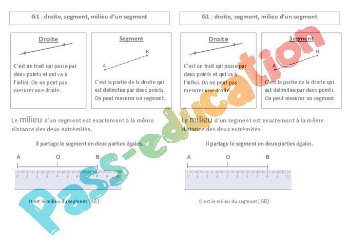 Trouver Le Milieu D Un Segment Ce2