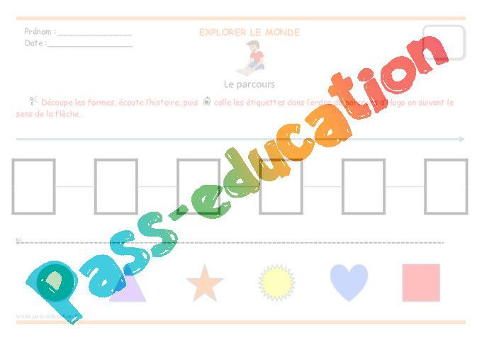 Parcours – Grande section – Fiche de préparation – Séquence – Cycle 1 ...