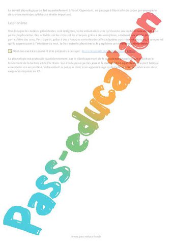 Qu Est Ce Que La Phonologie En Maternelle Par Pass Education Fr