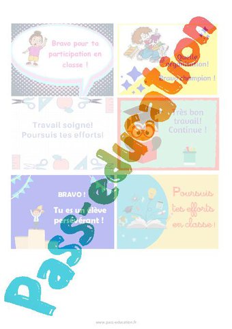 Affichettes – Gestion du comportement en classe – CP au CM2 – Cycle 3 ...