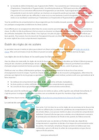 Gérer les problèmes de comportement en classe au quotidien par Pass ...