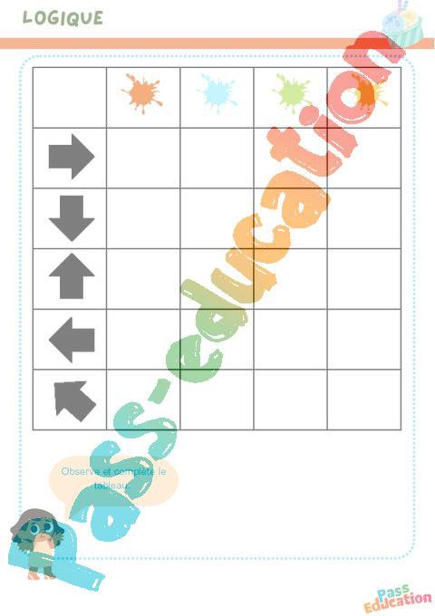 Les couleurs – Logique – GS – Grande section – Maternelle – Cycle 1 ...
