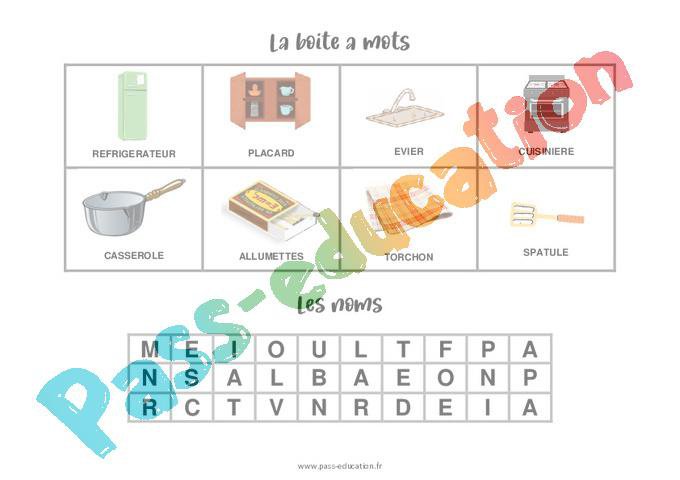 La cuisine – MS – GS – Langage – Expression orale – EMC – Cycle 1 – PDF ...