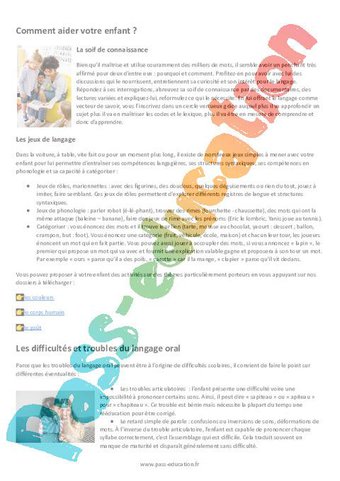 3.2. L'apparition des premiers mots et le développement du vocabulaire