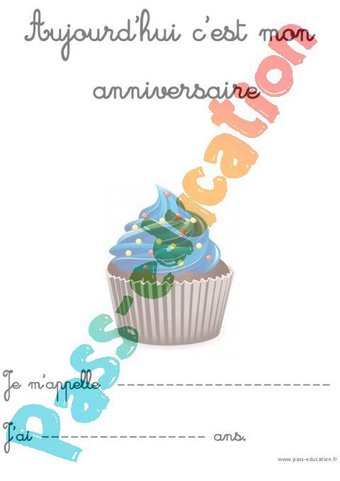 Anniversaires – Affichages pour la classe – Maternelle – PS – MS – GS