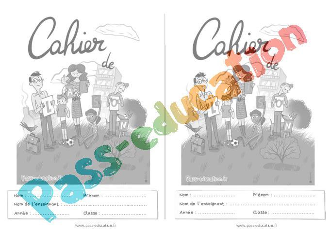 Page De Garde Art Plastique Noir Et Blanc Pages de garde en noir et blanc – A4 – A5 – du CP au Cm2 – Cycle 3