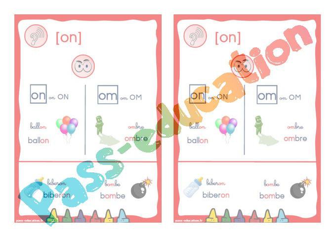 Le son [on] – CP – CE1 – Affiche – Cycle 2 – PDF à imprimer par Pass ...