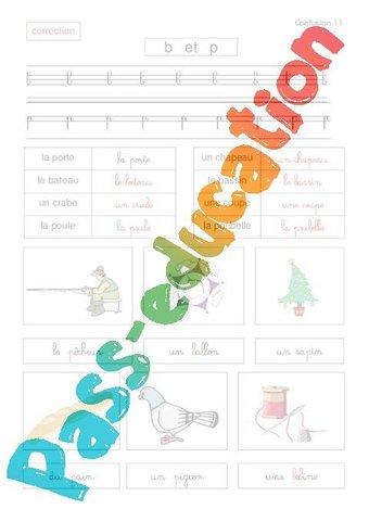 B – P – Confusion de sons – Lecture – Cp – Français – Cycle 2 – PDF à ...