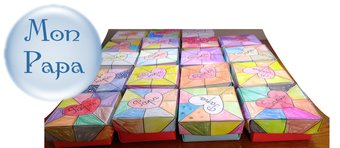 Image de Fête des pères : boite origami