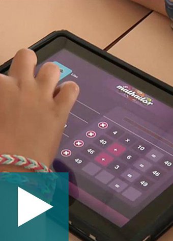 Image de Un jeu sur tablette pour travailler le calcul mental